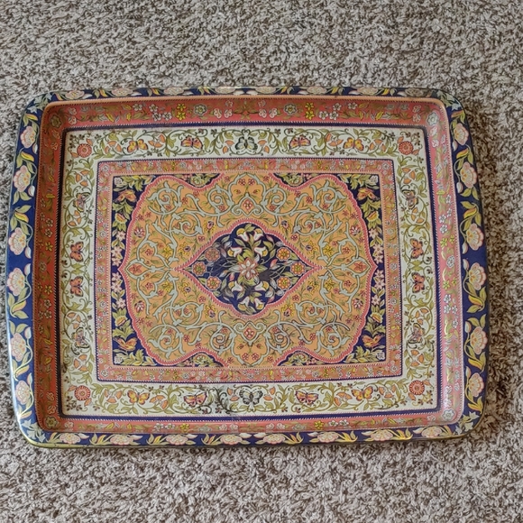 Daher Decorative Ware Other - VTG Daher Decorated Ware Floral Serving Tray